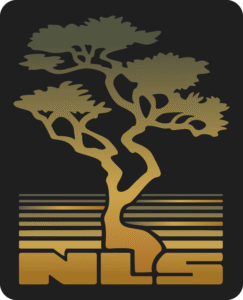 North Lake Sound Logo Gold Gradient Filled With Background
